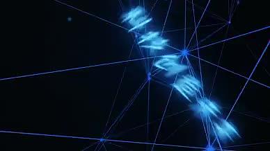 点线科技粒子标题动画视频视频的预览图